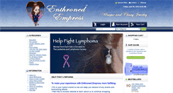 Desktop Screenshot of enthronedempress.com
