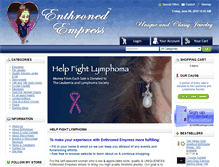 Tablet Screenshot of enthronedempress.com